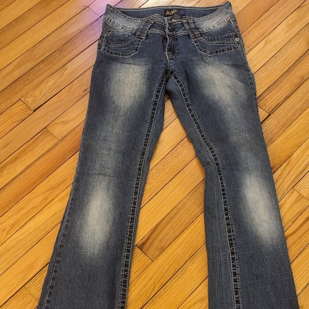 Angels Stretch Flare Jeans Size 11